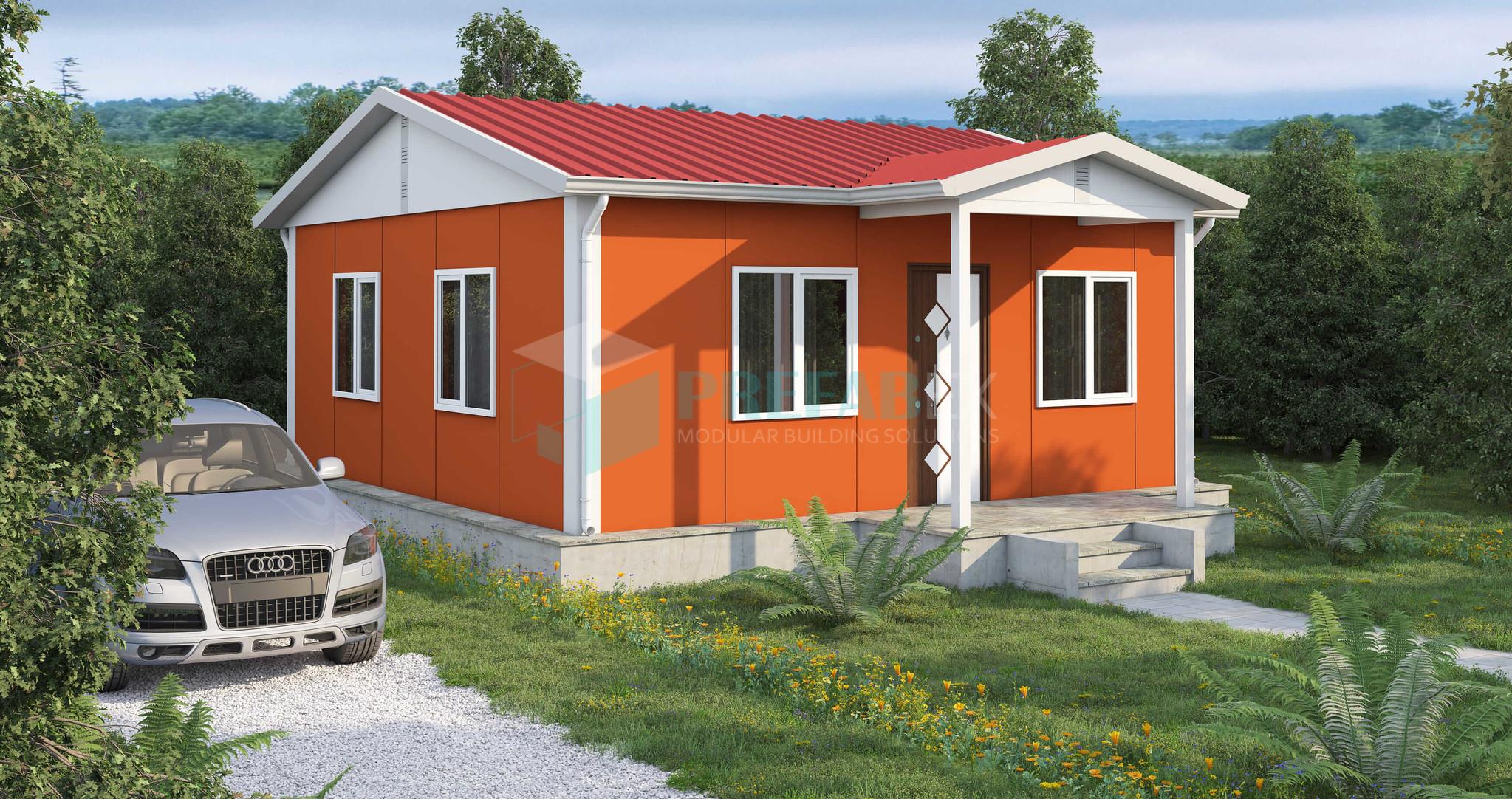 Low Cost Modular House --45 m²